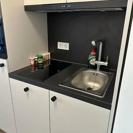 Apartamento Skyline Adlershof - Premium Design And Full Kitchen *